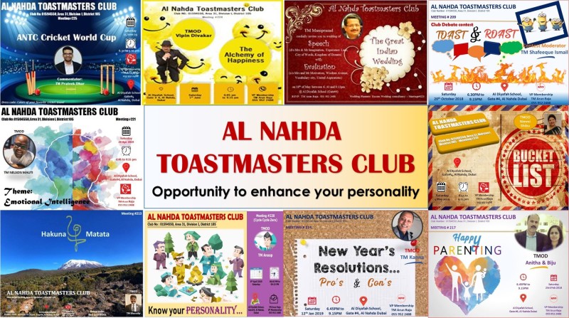 Posters of different meeting